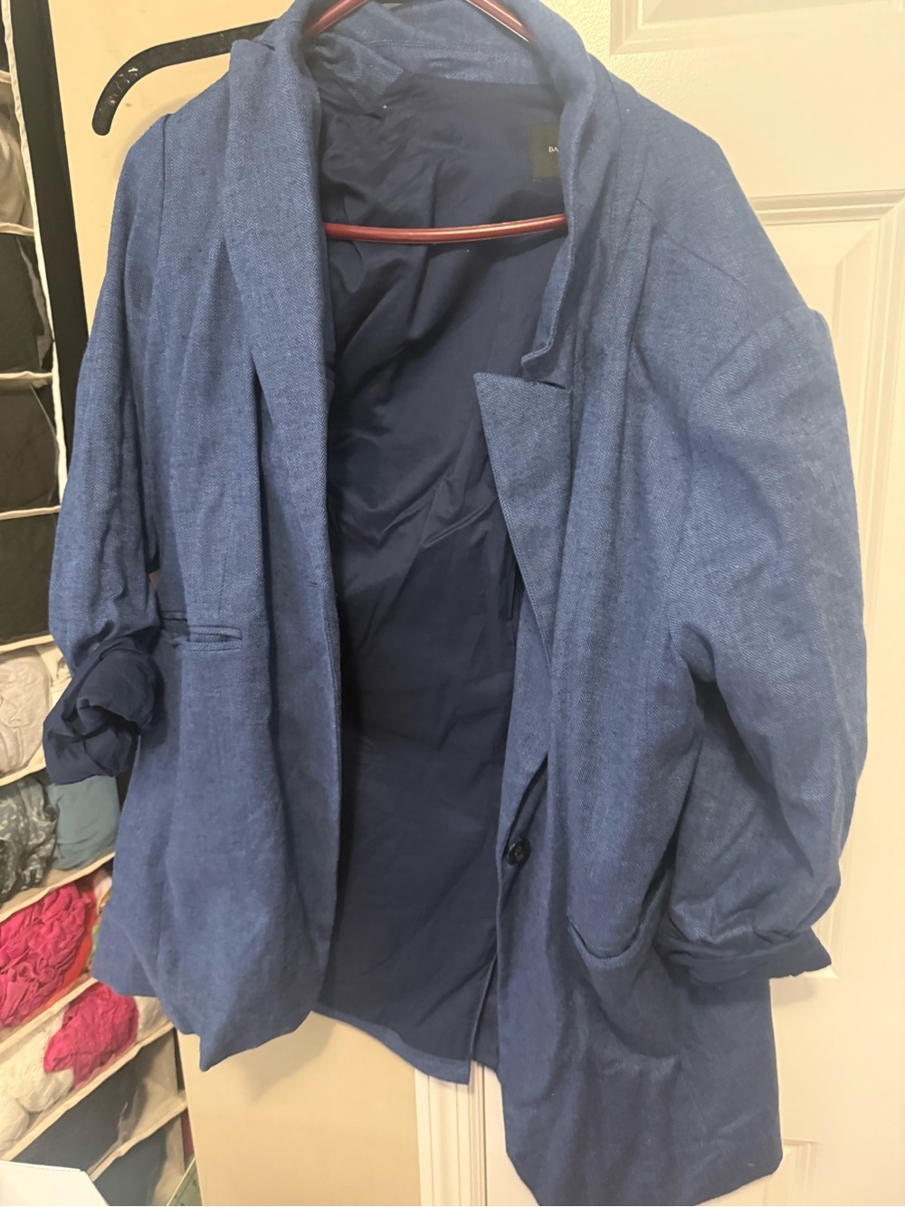 Banana Republic Factory Linen Blend Blazer